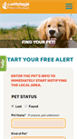 Mobile Screenshot of lostmydoggie.com